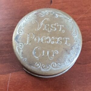Vest Pocket Cup Pocket-Sized Folding Cup